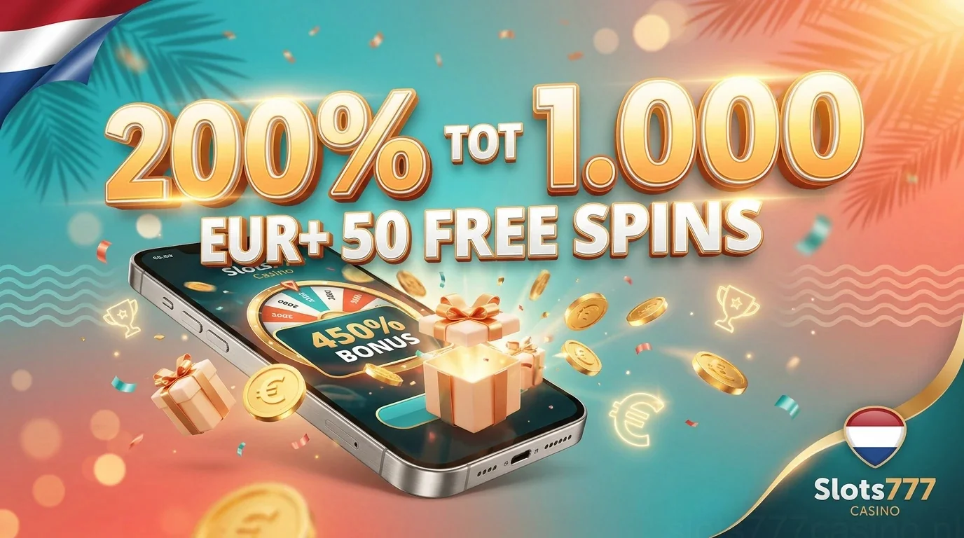 200% TOT 1.000 EUR+ 50 FREE SPINS
